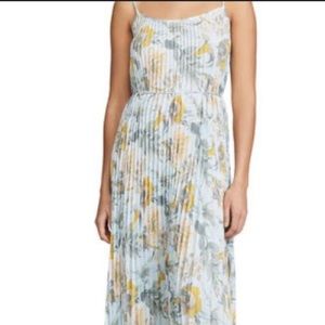 Vince pastel floral midi dress